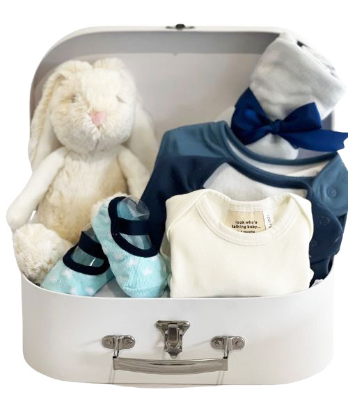 My Baby Suitcase Hamper – Deluxe Bunny Boy