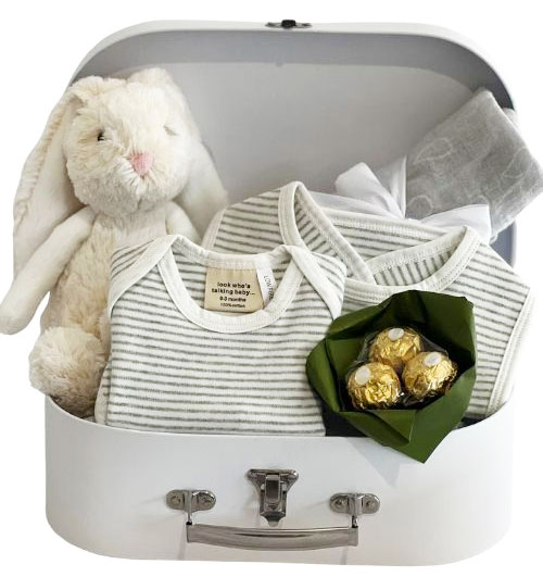 My Baby Suitcase Hamper – Deluxe Bunny Unisex