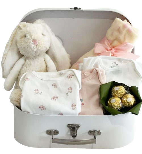 My Baby Suitcase Hamper – Ultimate Bunny Girl Set